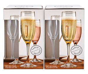 Table Setter Champagne Flutes Set of 4 – 2 Boxes