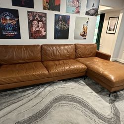 Leather Sectional