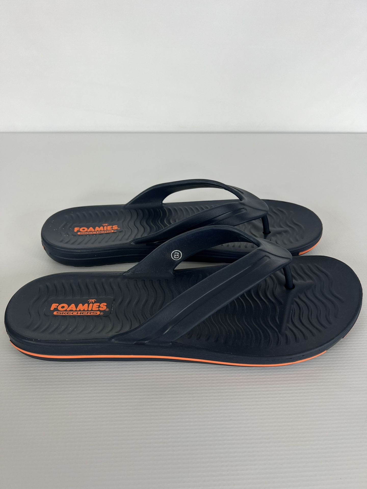 Skechers Foamies Men’s 13 Flip Flops Navy Blue NIB Sandbar Chillax Skechers Foamies Men main image 4