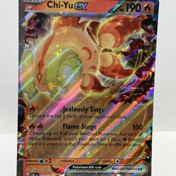 Pokémon Chi-Yu ex 040/193 Sv02: Paldea Evolved Double Rare Holo English Card