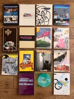 13+ Classic Snowboard Movies Collection from early 2000’s  - dvds