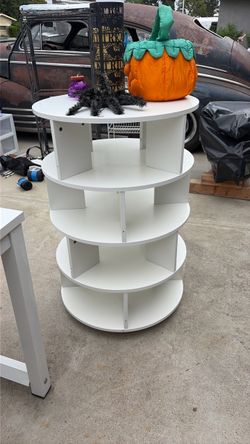 White wooden shoe rack/shelf/book rack White wooden shoe rack/shelf/book rack