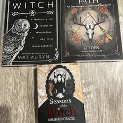 Witchcraft Books And Oracle deck