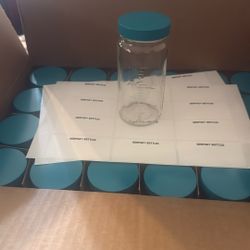 New glass bottles beaker 8 onz, nuevos vidrio medidores de 8 onzas 