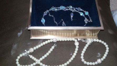SWARVOSKI crystal wedding jewelry sets