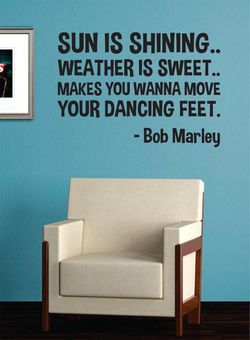 PRE MADE Wall Decal Home Decor Bob Marley