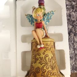 Walt Disney Showcase Collection Jim Shore Christmas Tinker Bell Jingle 
