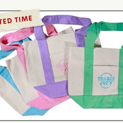 Trader Joe’s Pastel Mini Tote