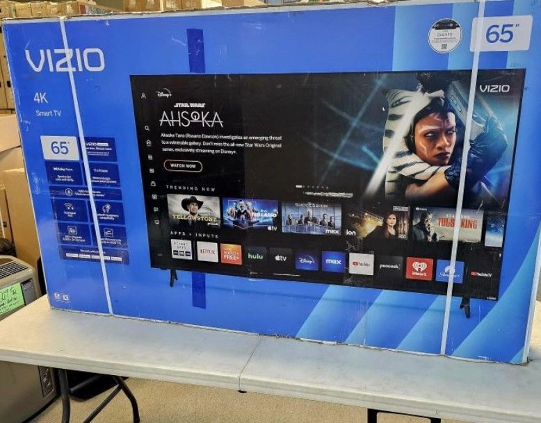 65 Tv $55 Down On Finacing Free Delivery 6 Month Warranty. 65 Tv Vizio Smart 4k Hdtv