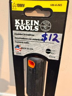 Klein Tools Insulated Screwdriver 686-6-INS