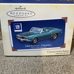 HALLMARK 2005 PONTIAC 1968 FIREBIRD CLASSIC AMERICAN CARS SERIES  ORNAMENT