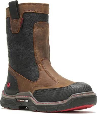 NEW SZ 13 Wide Men Work Boot Wolverine Raider DuraShocks Heavy Duty CarbonMax Wellington Safety Toe
