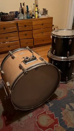 3 piece tama yamaha drum set