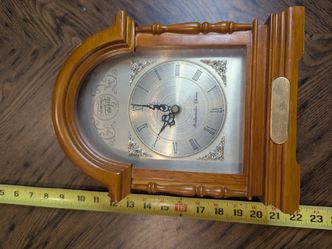 Danbury Clock Co. Tempus Fugit Westminster Chime Mantel Clo