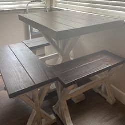 Table And Benches 