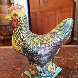 Antique Wind Up Toy Rooster
