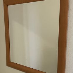 Wooden Framed Mirror