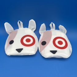 Set of 2 New Target Bullseye Dog Reusable Bags 