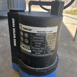 Sump pump Like New