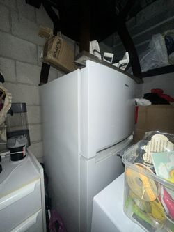 White Whirpool Fridge 