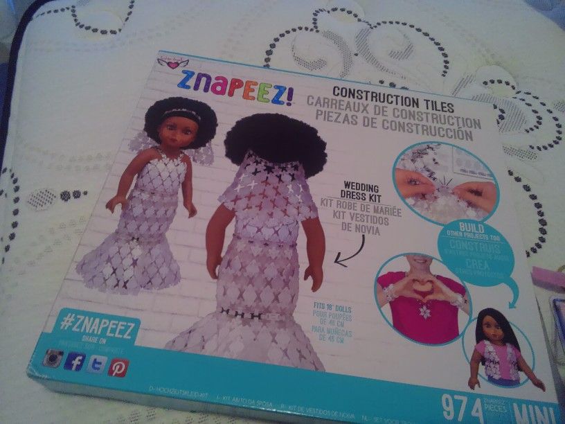 Make Your Own Construction Tiles Wedding Dress