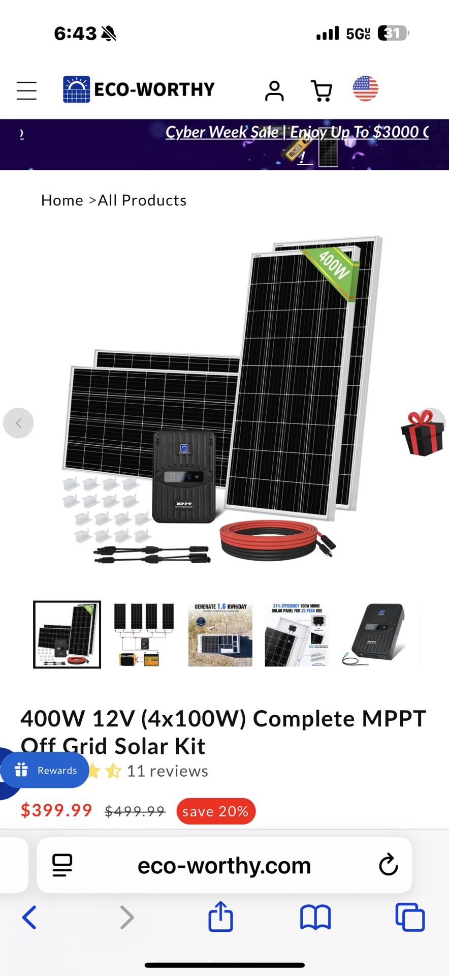 Solar Panel System Ecoworthy