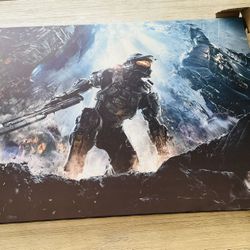 Halo Master Chief Canvas Wall Art *New*