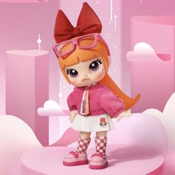 POP MART MOLLY x The Powerpuff Girls Blossom Action Figure BJD Action Figure