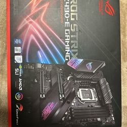 Asus strix z490-e, I9-10850k, Corsair Vengeance 32gb 3600mhz, cl16 (4x8)