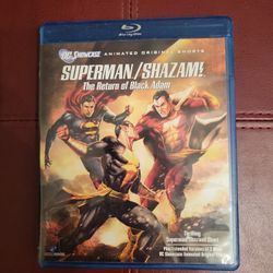 Superman Shazam The Return Of Black Adam + More Blu-ray 