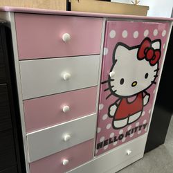 Hello Kitty Wardrobe , Armoire,  Kids Room  Furniture 