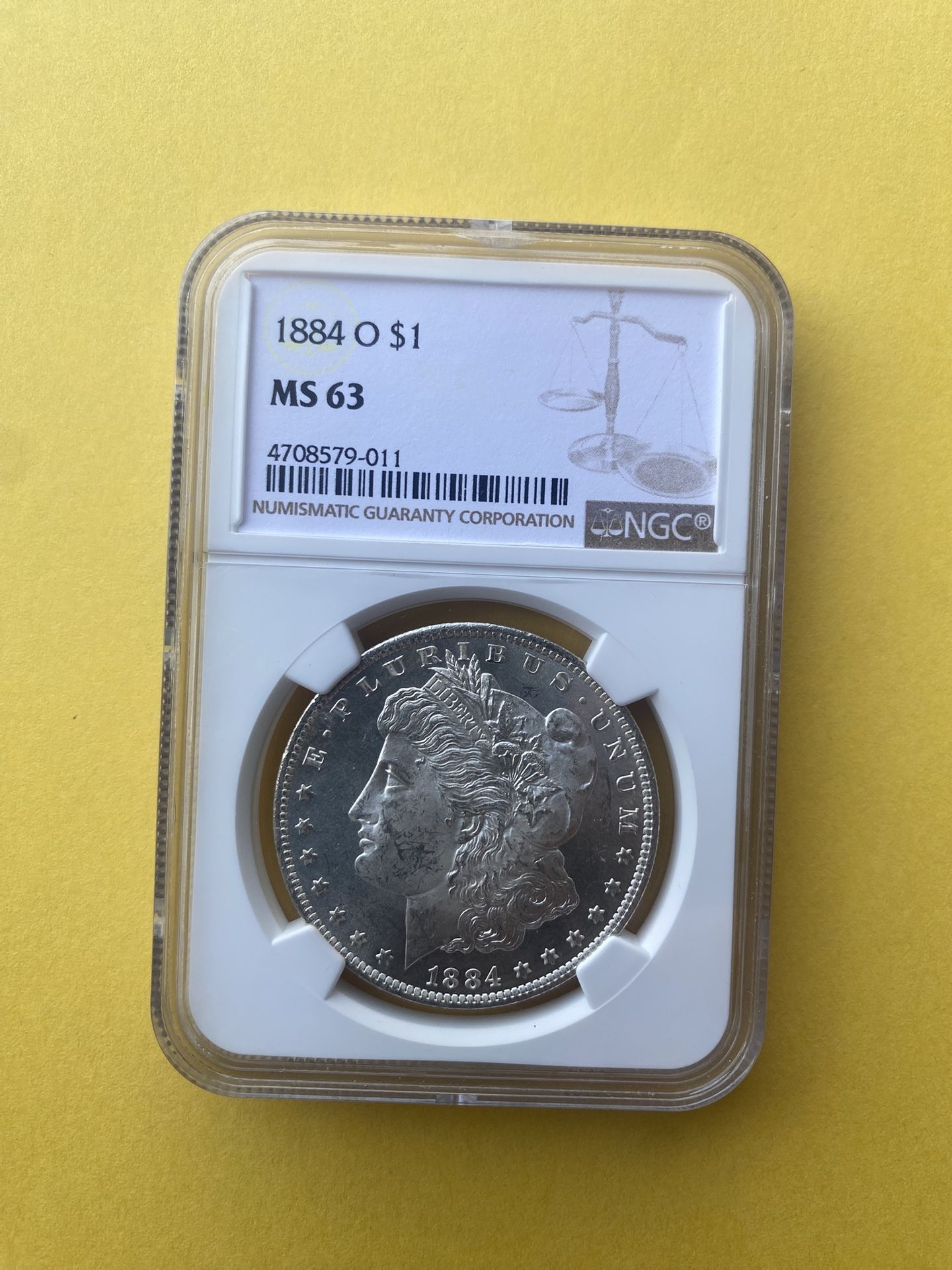 Silver 1884-O Morgan Dollar