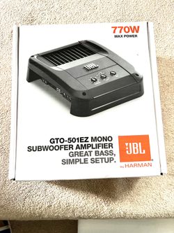 JBL GTO-501 EZ Mono Subwoofer Amplifier