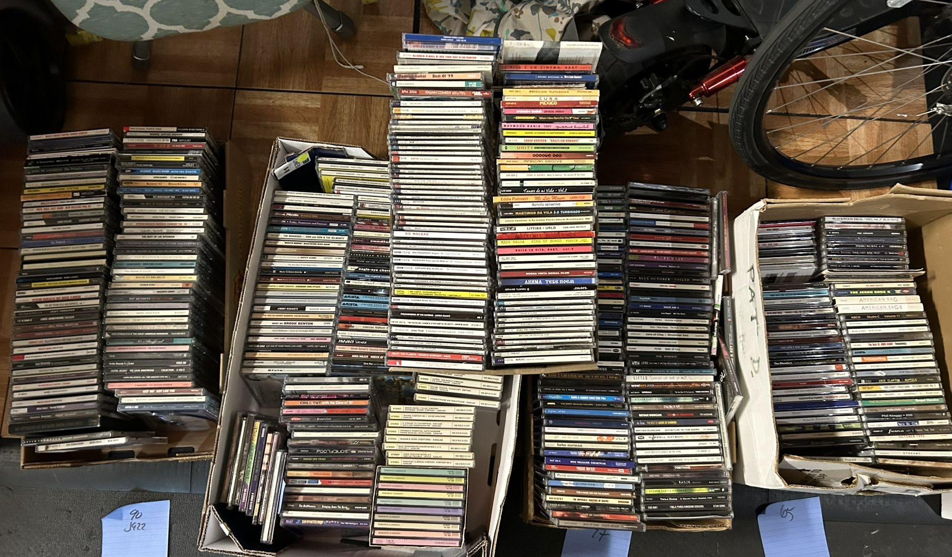 Over 500 Music Cds All Genres Jazz Rock Pop Classical