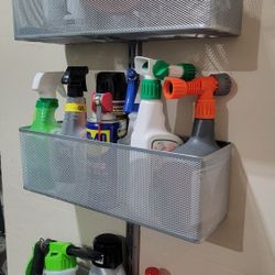 Elfa Utility Door Rack - Platinum 