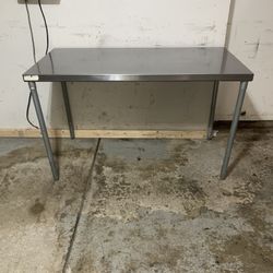 60x30 Open Base Stainless Steel Work Prep Table 