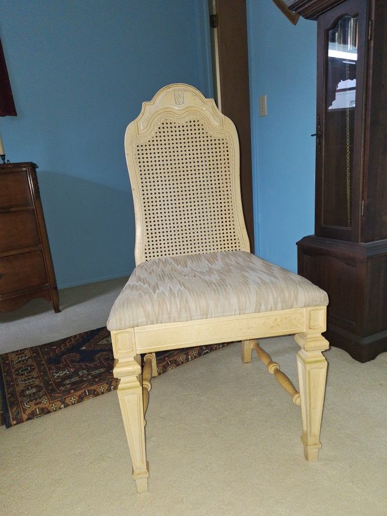 Light colored Wooden Chairs- 4 total