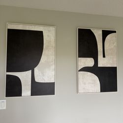 Set Of 2 Abstract Wall Art