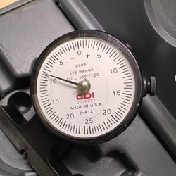 CDI Full Jeweled Dial Depth Gauge Grads: .0005" Range:.125" $85