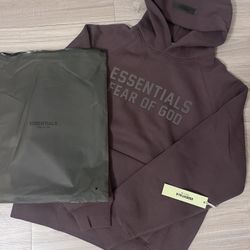 Essentials Plum Hoodie