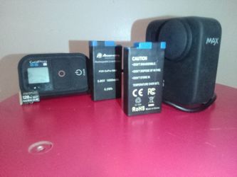 Brand New GoPro MAX — Waterproof 360 + Traditional Camera With Extra Battery, 128 Gig Memory Card And Smart Pro Remote