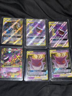 Pokemon Gengar lot/ Reshiram &zekrom. Secret Rare Gengar