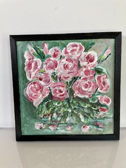 Bouquet Of Roses Painting 