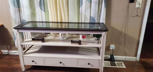 Console Table With 3 Drawers