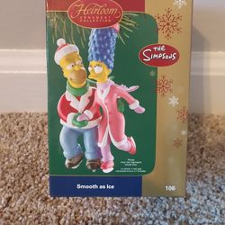 Homer And Marge Simpson Christmas Ornament 
