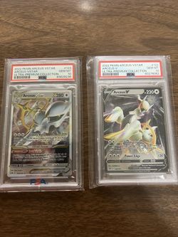 PSA 10 Arceus Premium Collection Cards