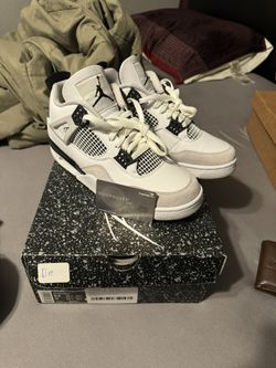 Military Black 4s Size 9.5 