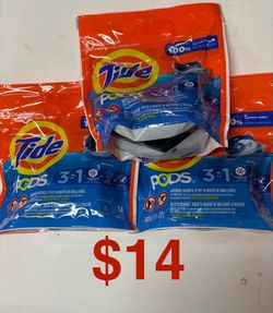 Tide Pods 3 bags Total
