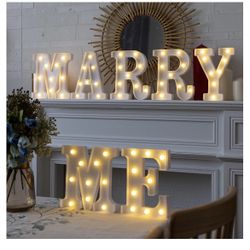Marry Me Light Up Lights 