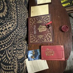 Harry Potter House Gryffindor  Wax Seal And Stationary Set 